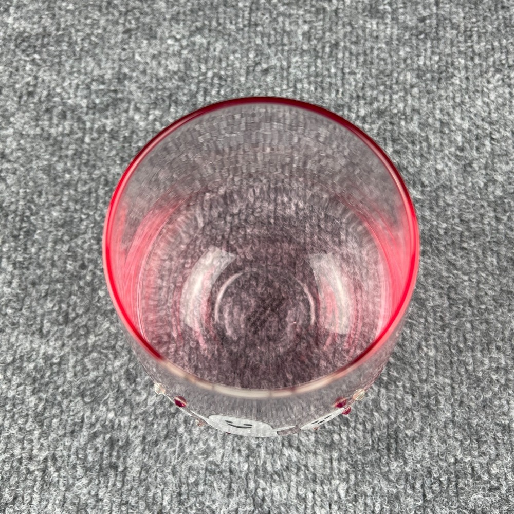 Cobwebs & Cauldrons Halloween Pink Ghost Rhinestone Stemless Wine Glass NEW - Picture 11 of 14